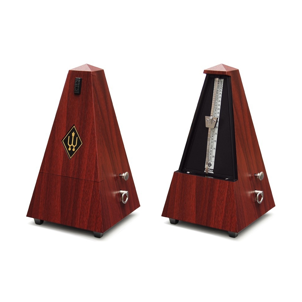 Wittner Metronome Plastic Mahogany Grain with Bell