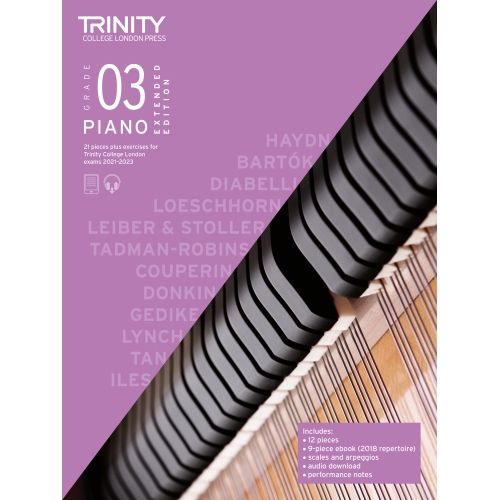 Trinity - Piano 2021-2023. Grade 3 (extended ed)