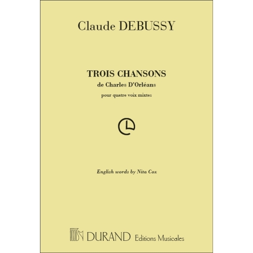 Debussy, Claude - 3 Chansons De Charles D'Orléans