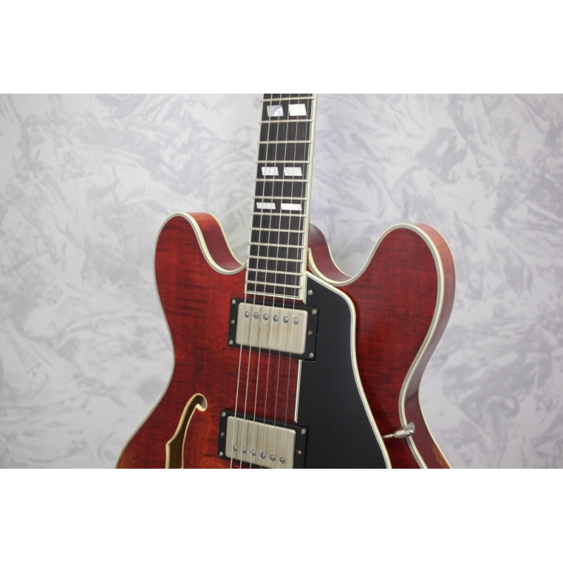 T59v Thinline Laminate - red Semi-hollow electric guitar Eastman