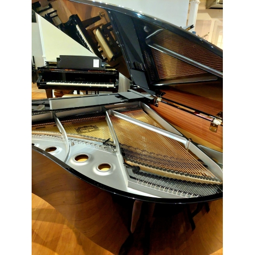 Yamaha C2X Chrome Grand Piano in Black Polyester