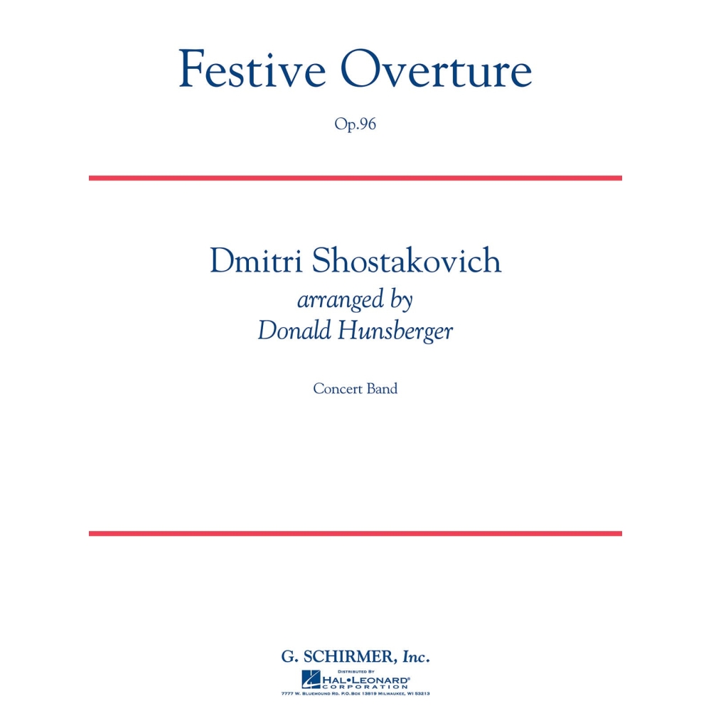 Shostakovich, Dimitri - Festive Overture op. 96