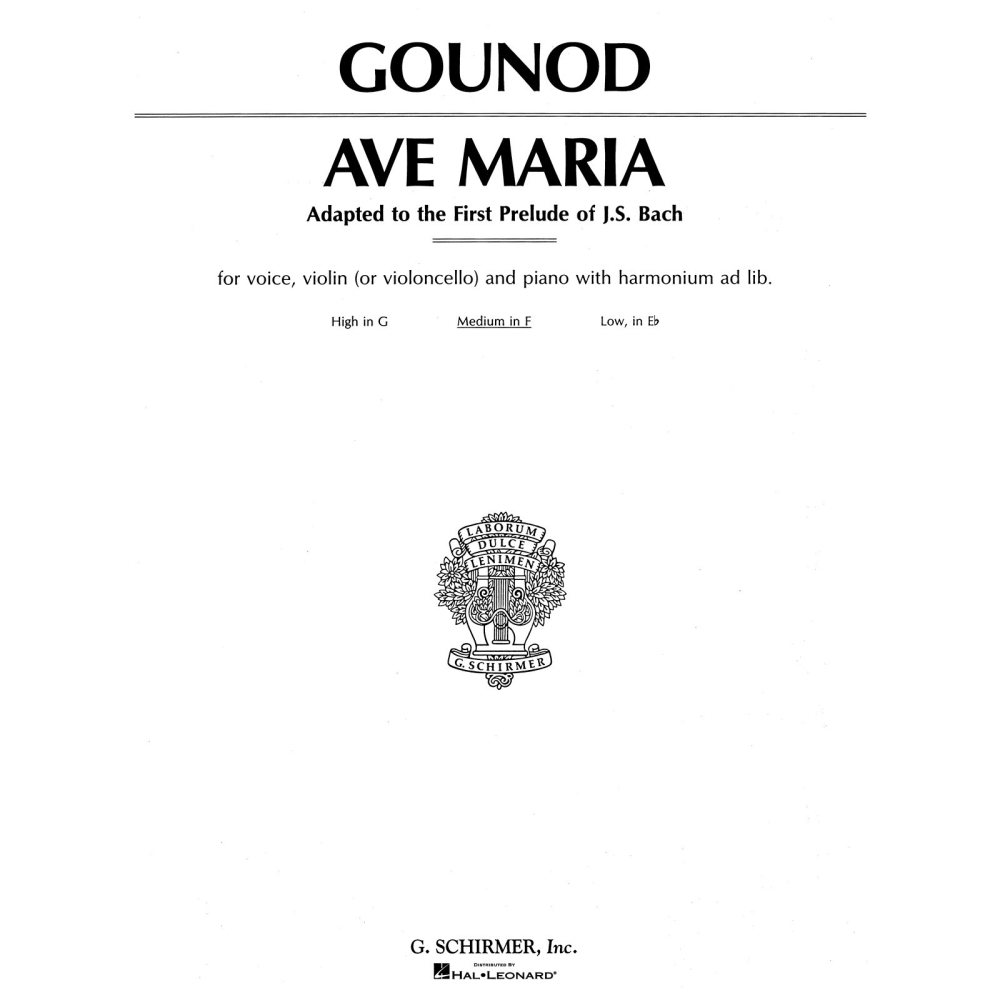 Gounod & Bach - Ave Maria In F