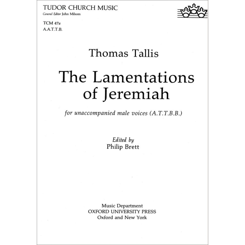 Tallis, Thomas - The Lamentations of Jeremiah