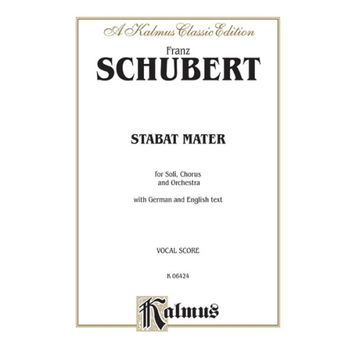 Schubert, Franz - Stabat...