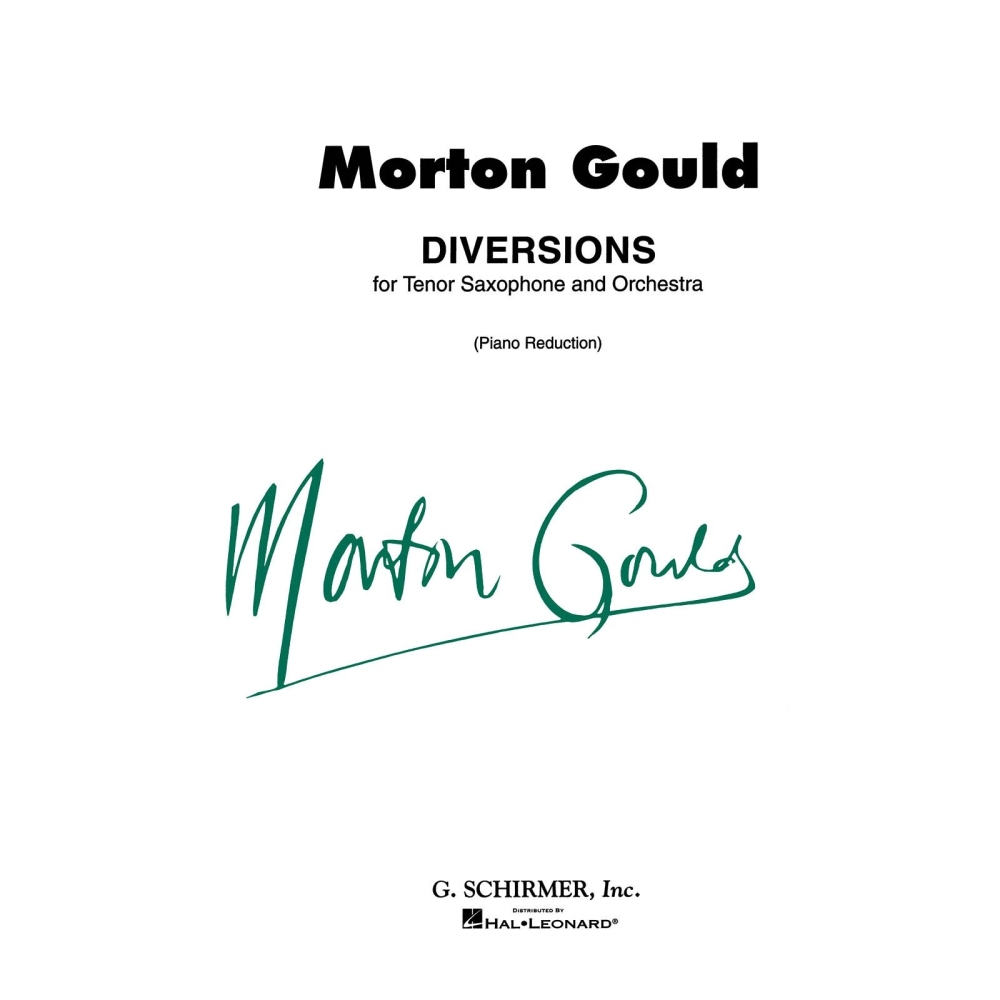 Gould, Morton - Diversions for Tenor Saxophone and Piano