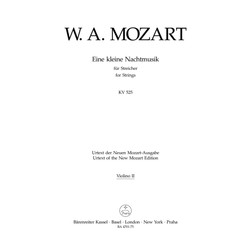 Eine Kleine Nachtmusik (K.525) Violin II - Wolfgang Amadeus Mozart