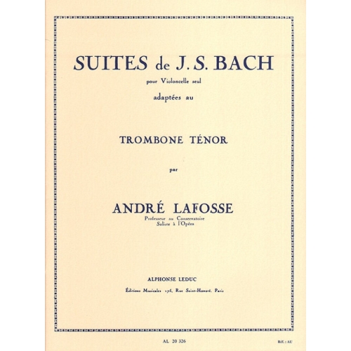 Suites de J. S. Bach pour...