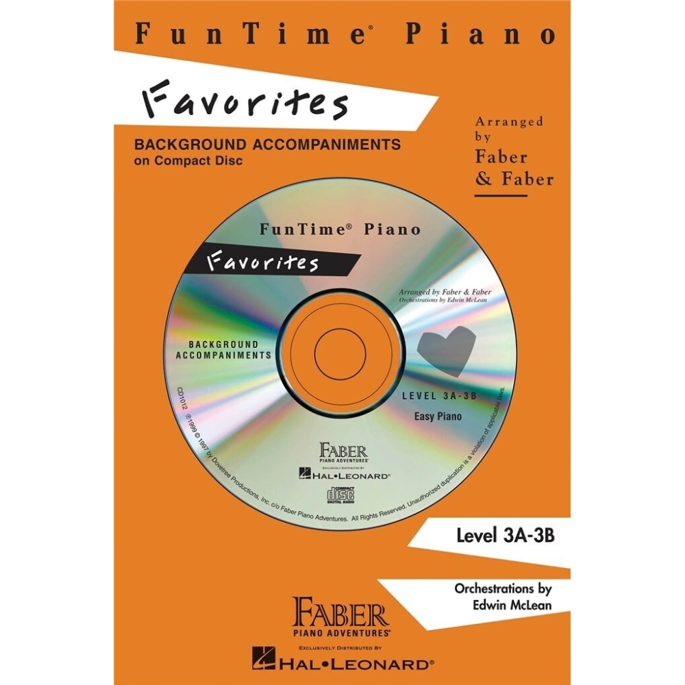 FunTime Piano Favorites Level 3A-3B CD