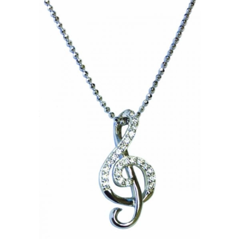 Sterling Silver Pendant - Treble Clef