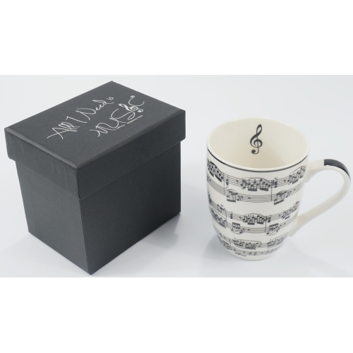 Mug Notelines White 300 ML