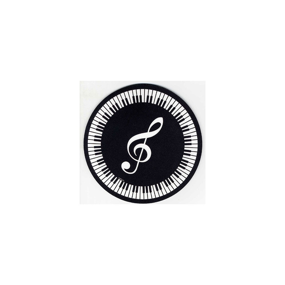 Mouse Mat: Treble Clef and Keyboard Design