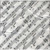 Napkins: 2-Ply Beverage Napkins - Notation Design