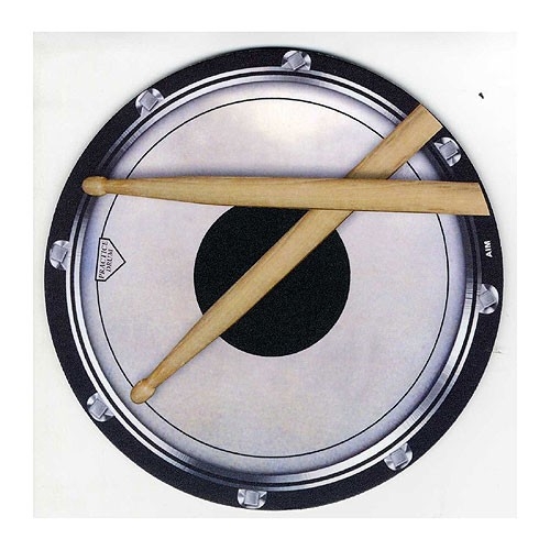 Mouse Mat: Drum Head and Sticks Design