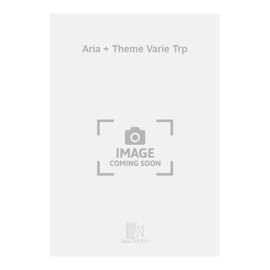 Marcel Tournier - Aria + Theme Varie Trp