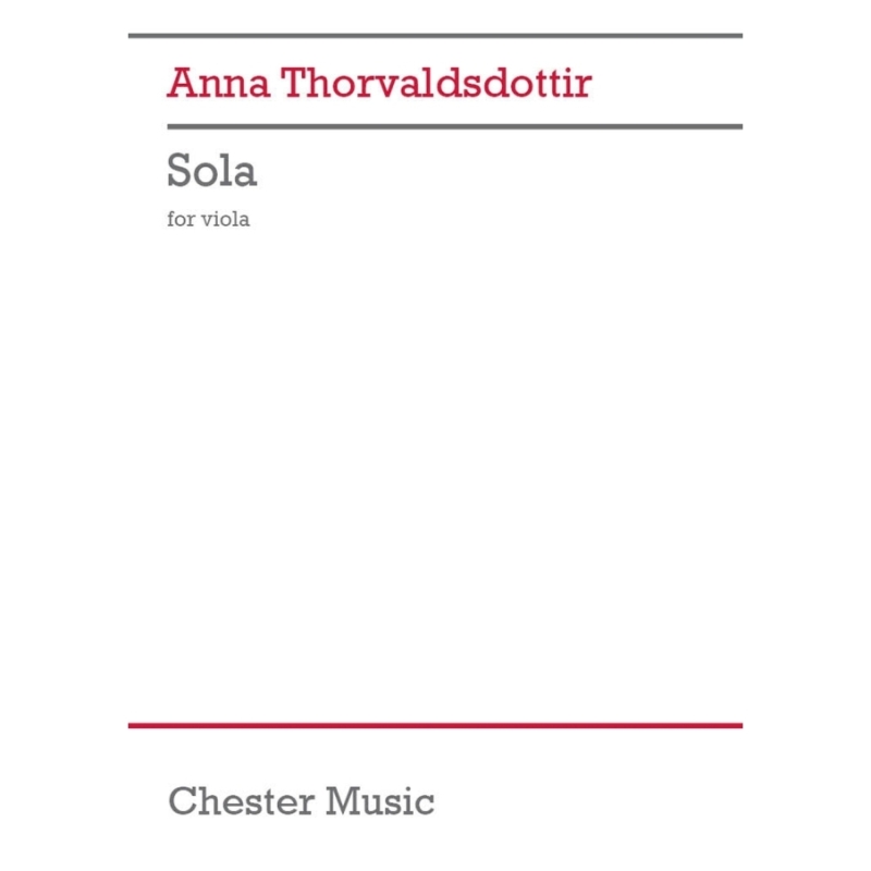 Thorvaldsdottir, Anna - Sola