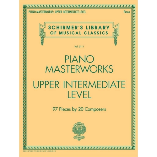 Piano Masterworks - Upper Intermediate Level