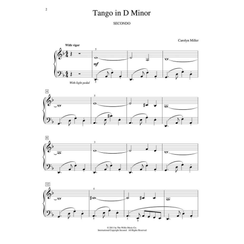 Miller, Carolyn - Tango in D Minor