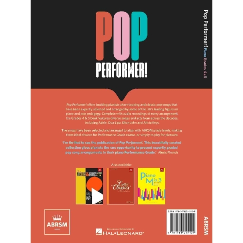 ABRSM - Pop Performer! Grades 4-5