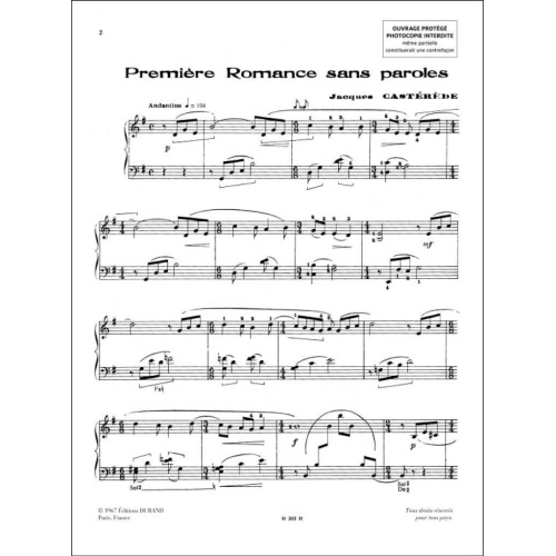 Pièces brèves contemporaines pour harpe Vol. 1