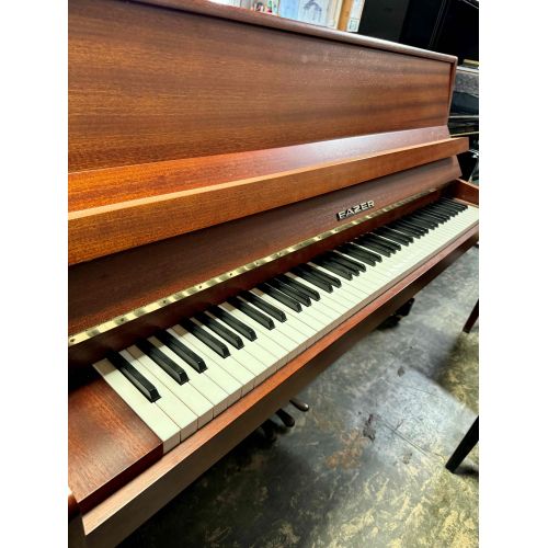 SOLD: Pre-Owned Fazer Upright Piano In Mahagony