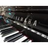 Yamaha B2 Upright Piano in Black Polyester with Chrome Fittings
