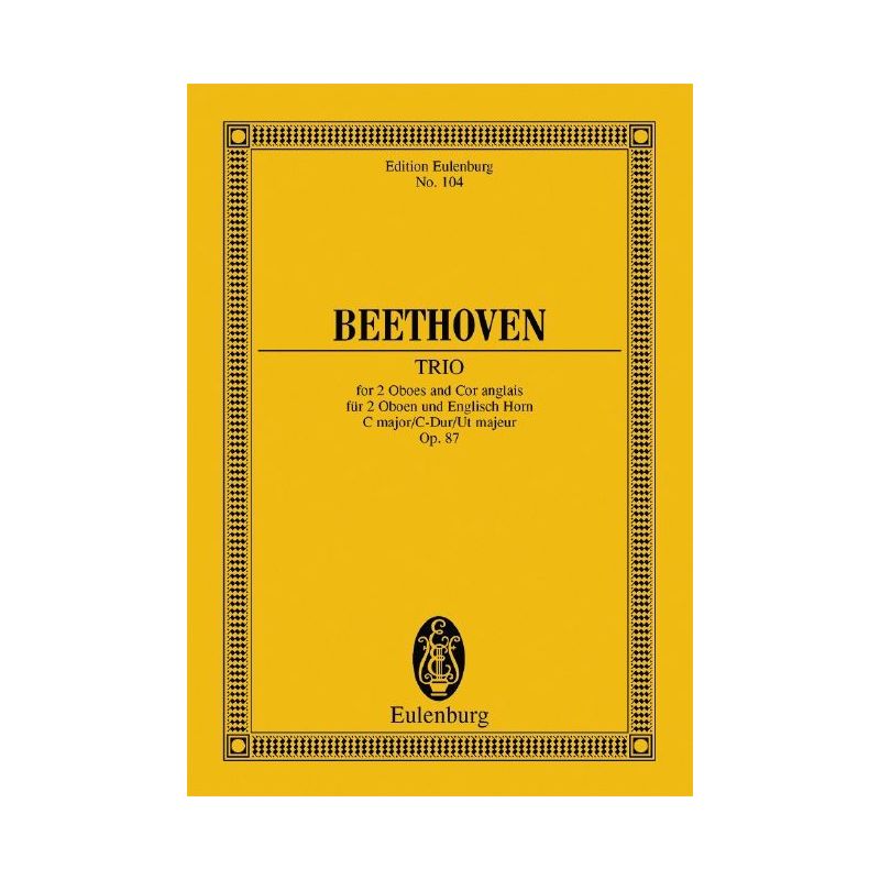 Beethoven, Ludwig van - Trio C major op. 87