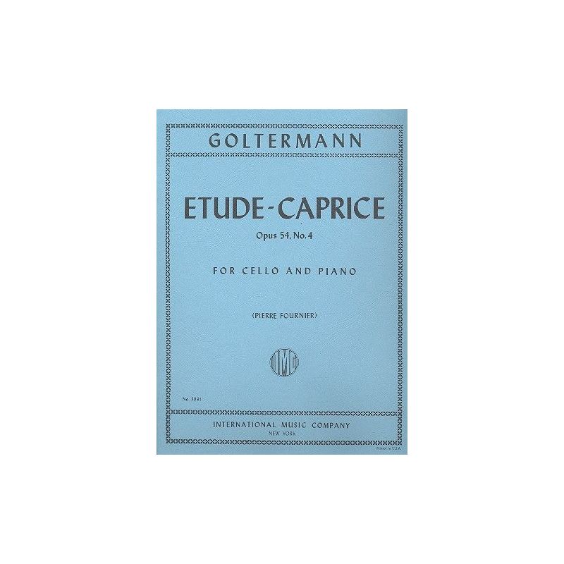 Goltermann, George - Etude-Caprice op. 54/4 