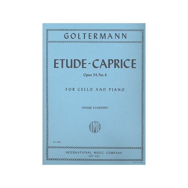 Goltermann, George - Etude-Caprice op. 54/4 