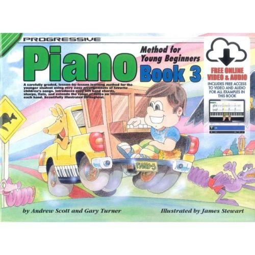 Progressive Piano Method for Young Beginners-Bk 3