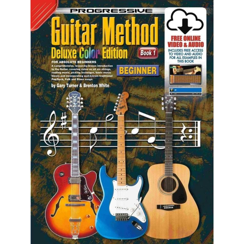 Progressive Guitar Method 1- Deluxe Color Edition