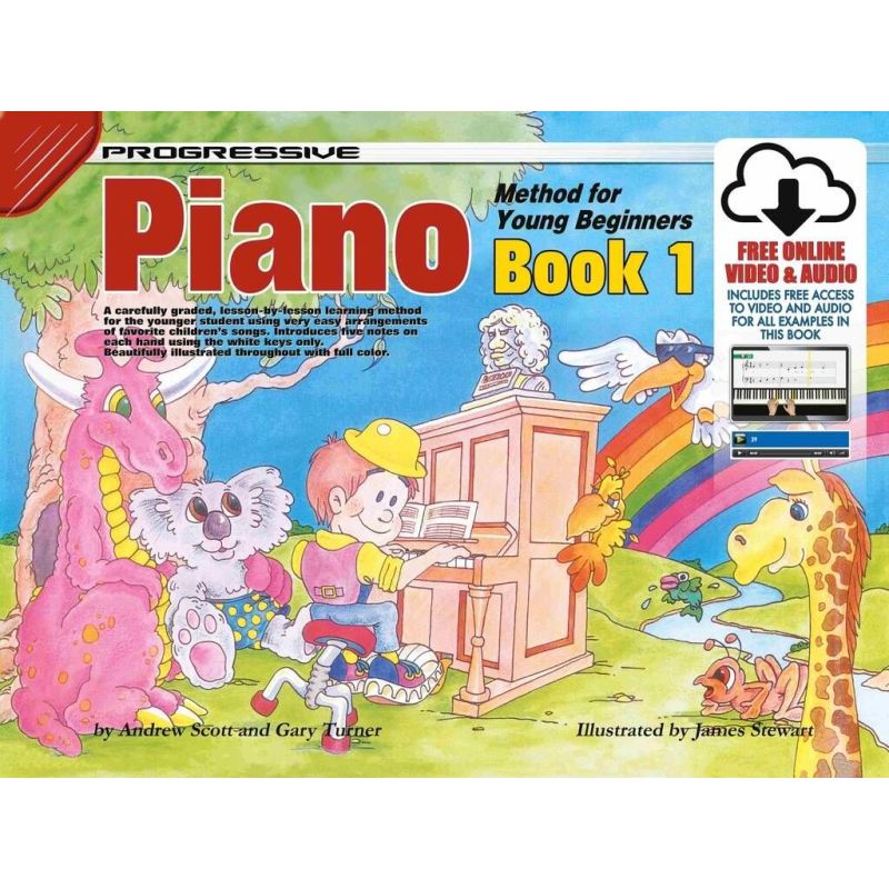 Progressive Piano Method for Young Beginners-Bk 1