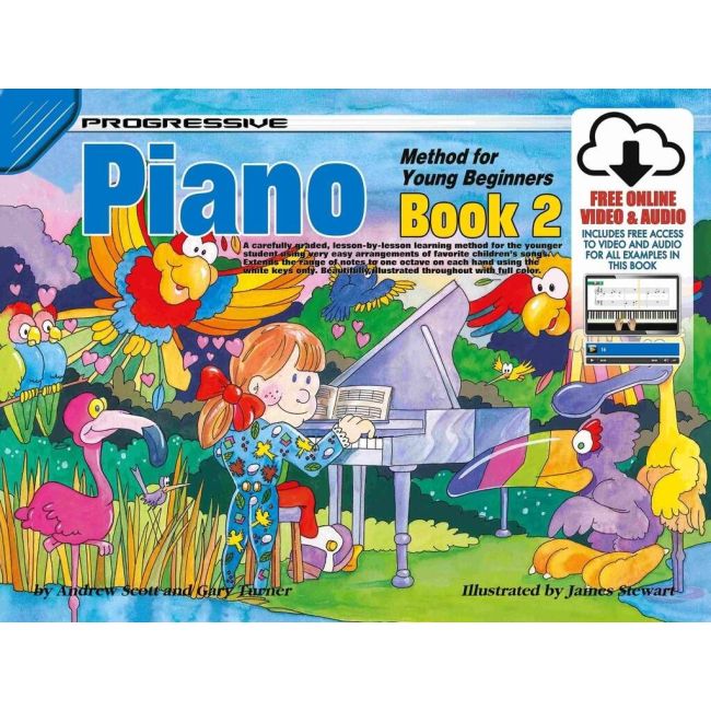 Progressive Piano Method for Young Beginners-Bk 2