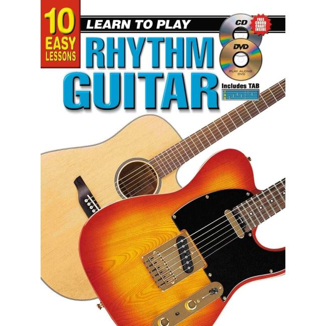 10 Easy Lessons - Learn To Play Rhythm Guitar