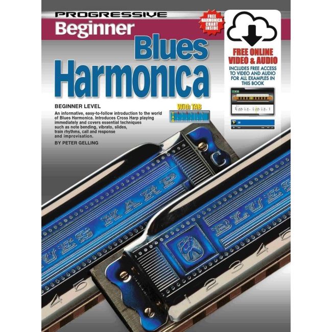 Progressive Beginner Blues Harmonica