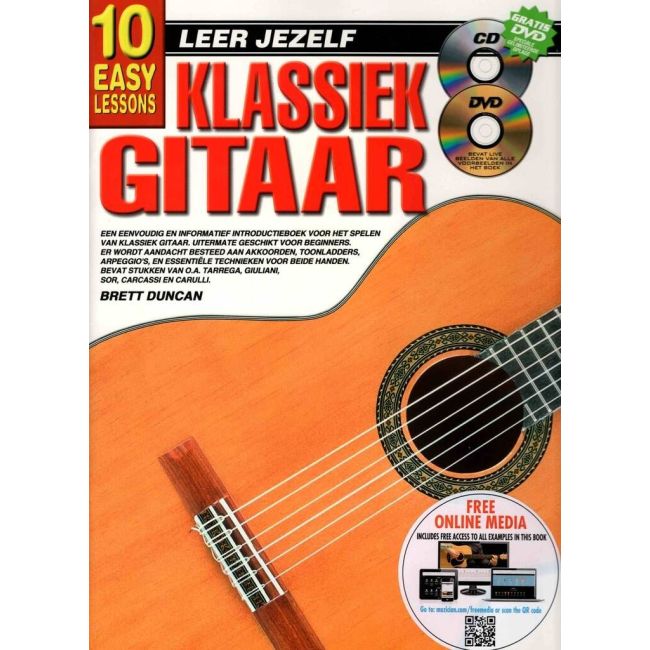 10 Easy Lessons Leer Jezelf Klassiek Gitaar