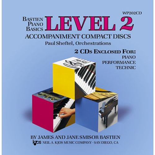 Bastien Piano Basics Level 2 (2CD)