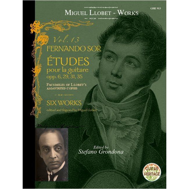 Fernando Sor: Études pour la guitare op. 6, 29, 31, 35 Vol. 13