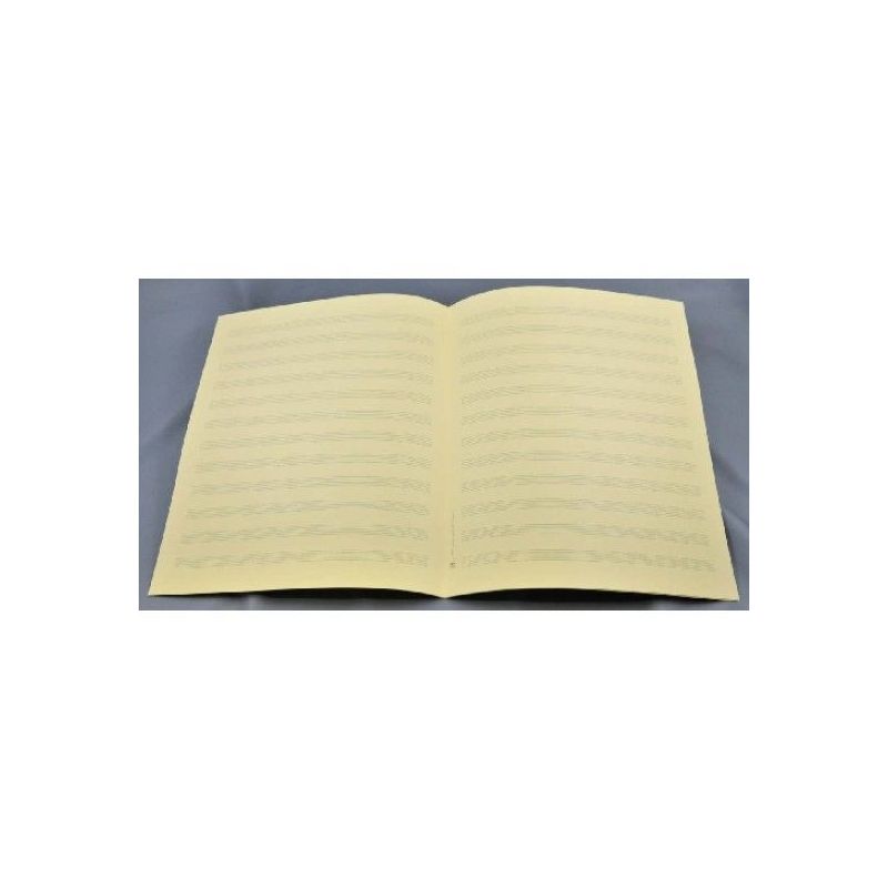 Music manuscript paper - Star-Matt 12 staves