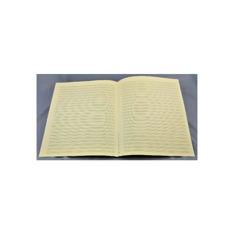 Music manuscript paper - Star-Matt 24 staves