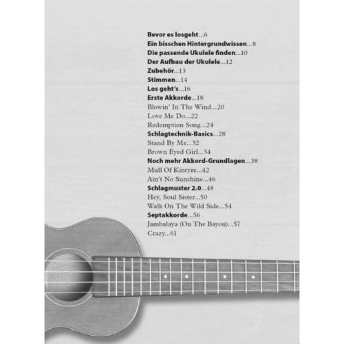 Ukulele spielen von A-Z