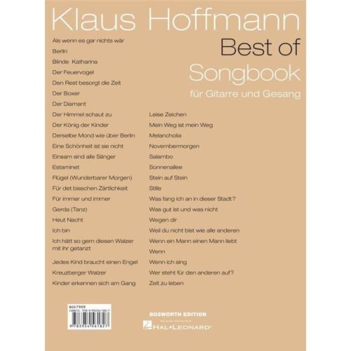 Klaus Hoffmann - Best Of Songbook