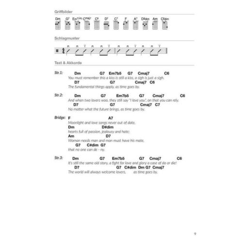 Schlager und Hits der 20er-50er für Ukulele