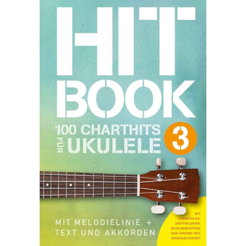 Hitbook 3 - 100 Charthits für Ukulele