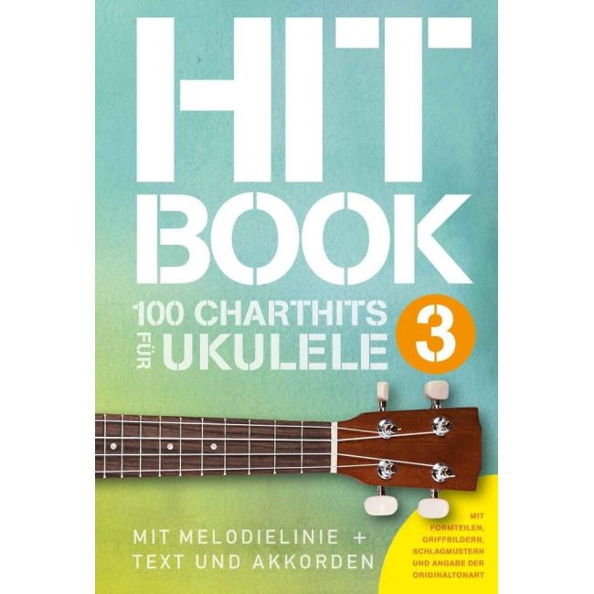 Hitbook 3 - 100 Charthits für Ukulele