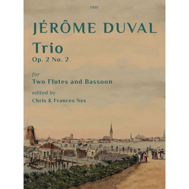 Duval, Jérôme - Trio, Op. 2 No. 2 for two flutes and bassoon