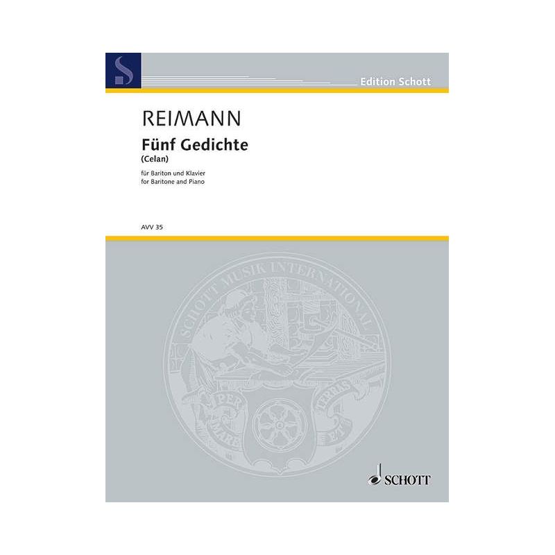 Reimann, Aribert - Fünf Gedichte von Paul Celan