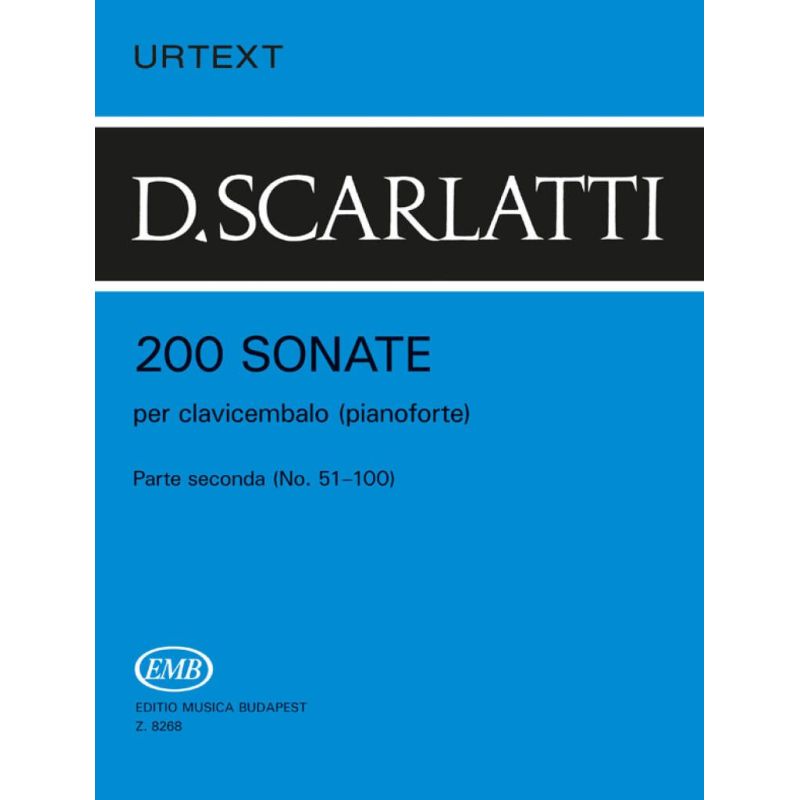 Scarlatti, Domenico - 200 Sonatas for Piano, Volume 2 (Nos. 51-100)