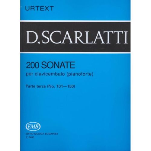 Scarlatti, Domenico - 200 Sonatas for Piano, Volume 3 (Nos. 101-150)