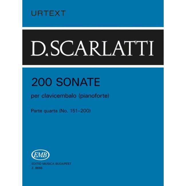 Scarlatti, Domenico - 200 Sonatas for Piano, Volume 4 (Nos. 151-200)